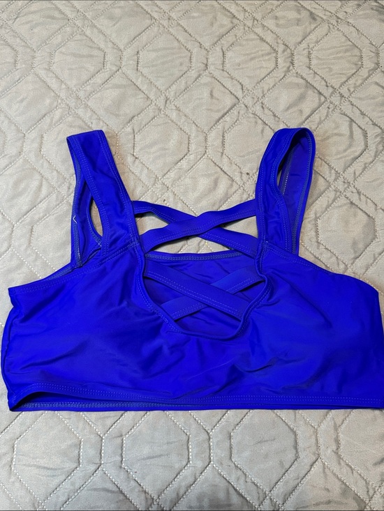 SHEIN Other - SHEIN Royal Blue Strappy Bikini Top